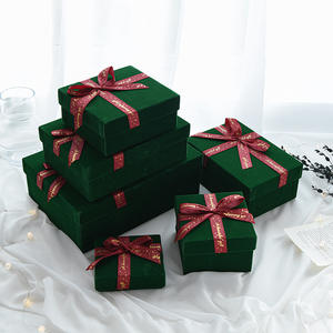Boîte cadeau personnalisée pour Noël, <span class=keywords><strong>Pâques</strong></span>, entreprise, élégante, biodégradable, faite à la main, couleur fixe, boîte cadeau unique - Product Image 1