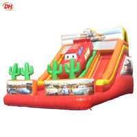 Structure gonflable multifonctionnelle résistante à l'humidité avec toboggan pour centres de fête pour enfants, festivals en plein air et entreprises de location de jeux de jardin