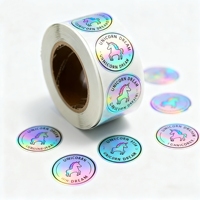 Étiquettes personnalisées imprimées en 3D pour flacons de peptides, sceau de cire, hologramme argenté, vinyle imperméable, parfum de luxe, bougie, rouleaux d'étiquettes gratuits