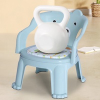Chaise haute pour bébé avec assiettes, en plastique, grande taille carrée, pour enfants de 1 à 3 ans