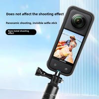 Insta360 X3 PC Accessoires Durables Portables pour Caméra Sportive Panoramique : Protection d'Objectif, Étui Miroir d'Extension, Boîtier pour Sports d'Action