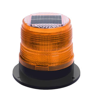 Mọi thời tiết Hoạt động được xây dựng trong pin lithium có thể sạc lại năng lượng mặt trời stroboscopic đèn cảnh báo đèn hiệu ánh sáng - Product Image 1