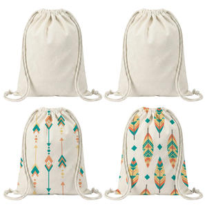 Bolsa de Lona de Algodón Sublimable con Cordón, 30x40cm, Imprimible por Ambos Lados, Personalizable para Gimnasio, Viajes y Compras - Product Image 3