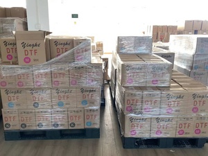 Marca Yinghe de alta calidad 1L CMYKW Impresión digital para tinta para máquina impresora DTF Película PET y transferencia de Impresión textil - Product Image 4