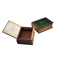 Boîtes à livres en papier couché de luxe personnalisables de petite taille, cadeaux de fêtes, emballages alimentaires, logos, sérigraphie, gaufrage