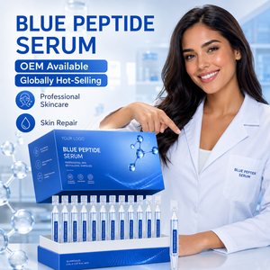OEM Blue Copper Peptide <b>Serum</b> Skin Care Factory Direct Supply 30ml Custom Logo Brightening Repair <b>Serum</b> - Product Image 6