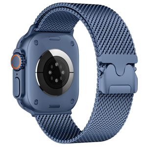 <span class=keywords><strong>Correa</strong></span> Magnética de Acero Inoxidable Estilo Paracaídas para iWatch <span class=keywords><strong>Apple</strong></span> Series 9 8 10 11 SE7564 46mm, Popular en Venta al Por Mayor - Product Image 1