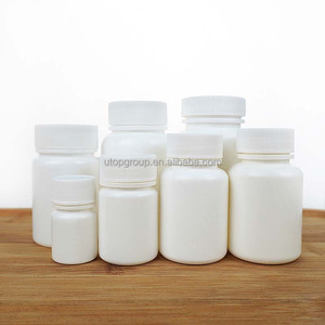 Venta al por Mayor de Botellas de Medicina Vacías de PE Blanco de 10ml 15ml 30ml 50ml 60ml <span class=keywords><strong>100ml</strong></span> con Tapas de Rosca para Cápsulas y Envases de Vitaminas - Product Image 1