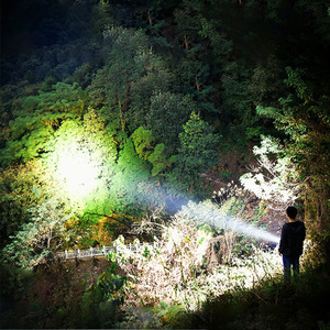 Long Size <b>Flashlights</b> <b>Rechargeable</b> Bright Torch with USB Cable Modes Waterproof for Camping Hiking Fishing - Product Image 2