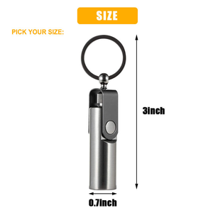 Accessoires de fumage portables personnalisés avec porte-clés - <span class=keywords><strong>Briquet</strong></span> à kérosène en métal, allumettes à silex - Product Image 2