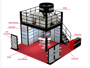 Eye-catching double deck stand fiere, a due piani cabina con stadio da Shanghai - Product Image 4