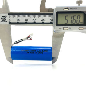 התאמה אישית אישית של תא סוללת ליתיום-יון 18500 3.7v 1100mah 1400 7.4 נטענת v 11.1v v חבילת סוללת 14.8v l-ion - Product Image 3