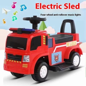 Camion de pompiers électrique pour enfants, ambulance, <span class=keywords><strong>tricycle</strong></span>, jouet pour bébé de 2 à 5 ans, voiture télécommandée, matière plastique - Product Image 4