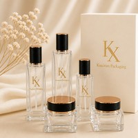 Envases Cosméticos de Lujo, Crema de Lujo, Frasco y Botella de Vidrio para Bakhoor, Productos de Lujo, Set de Cuidado de la Piel