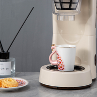 Ensemble de café et de thé en céramique moderne de luxe écologique avec 6 tasses et 6 assiettes