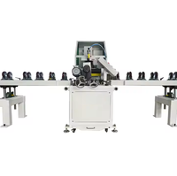 Machine de polissage de tuyaux cylindriques sans centre, personnalisée en usine, pour petits tuyaux ronds, avec moteur automatique 4KW et engrenages, pour le meulage et le polissage.