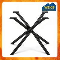 Pieds de meubles en acier au carbone modernes et minimalistes en gros pour coiffeuse, table basse, bureau, comptoir de bar, tabouret, chaise