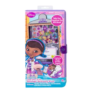 子供向けお絵かきアクティビティパッド卸売 キッズステッカーアクティビティブック 美しいオイルステッカーおもちゃ カラフルなクレヨン付き - Product Image 1