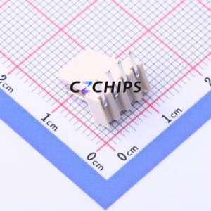 HC-2510-4AW Wire-to-Board Pin Header Bent Lead Through Hole,P=2.54mm Connector 1x4P 2.54mm Right Angle Insert 4P - Product Image 2