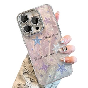 สำหรับ 15 โปร/14/13/<span class=keywords><strong>12</strong></span>/11 เคสซิลิโคนเจล ดีไซน์รูปดาว กันกระแทกและสีทาเคลือบ - Product Image 1