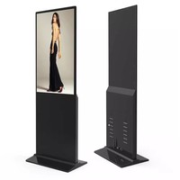 Pantalla Táctil Vertical de 55-65 Pulgadas para Publicidad en Interiores, Kiosco Digital con Pantalla LCD 4K, Gráficos Animados, Señalización Digital