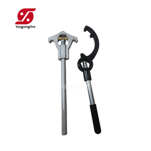 Yüksek kaliteli 1/1,5/2 inç yangın hortumu doğrudan alüminyum/pirinç malzemeden yapılmış Storz/BSRT esnek üniversal yangın hidrantı anahtarı - Product Image 4