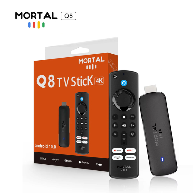 Mortal Q8 Wireless Video Decode Full HD 4K 1080P 24fps Streaming Stick TV Stick Media Player for Home Entertainment