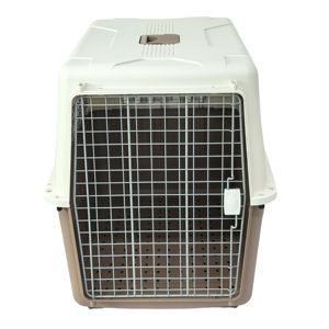 पालतू वाहक एयरलाइन शिपिंग ने प्लास्टिक कुत्ते परिवहन बॉक्स पालतू पिंजरों बैग वाहक और यात्रा क्रेट्स केनेल - Product Image 2