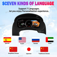 Untuk Mitsubishi Pajero 2006 2007 2008 2009 2010-2018 Android Car Digital Cluster LCD Dashboard Instrument Panel Multifungsi