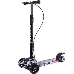 สกู๊ตเตอร์สามล้อแบบพับได้ยอดนิยม / สกู๊ตเตอร์<span class=keywords><strong>ล้อ</strong></span>ใหญ่แบบพับได้พร้อมเบรก<span class=keywords><strong>มือ</strong></span> / สกู๊ตเตอร์สำหรับเด็ก - Product Image 4