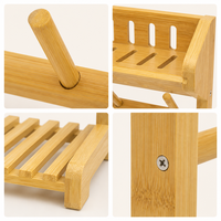 Séchoir à biberons professionnel en bambou, support vertical de rangement pour comptoir de cuisine, pour accessoires d'alimentation