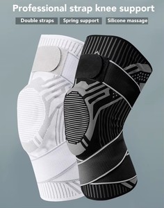 Genouillère de soutien en silicone avec ressorts stabilisateurs latéraux pour le basketball, la course et <span class=keywords><strong>les</strong></span> sports de plein air - Product Image 6