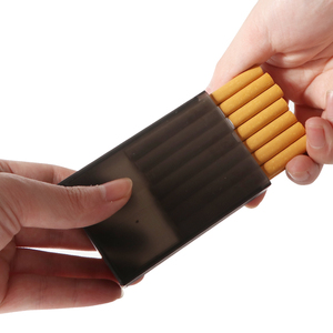 Erliao mới thời trang nhựa thuố<span class=keywords><strong>c</strong></span> lá trường hợp màu trắng đen trong suốt thuố<span class=keywords><strong>c</strong></span> Lá Trường hợp bán buôn Acrylic Hộp thuố<span class=keywords><strong>c</strong></span> lá - Product Image 5