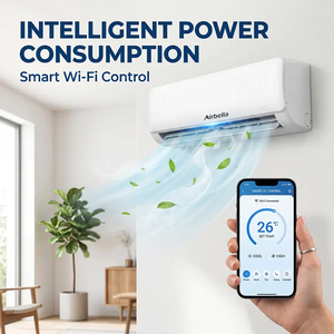 Aire Acondicionado Mini Split de Pared de 9000 BTU con Calefacción, Ahorro de Energía y Autolimpieza para Espacios Pequeños - Product Image 6