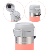Vente chaude 800ml Double Paroi En Acier Inoxydable Isolé Bouteille D'eau Tasse À Café Avec Conception Étanche Pour Les Sports De Plein Air