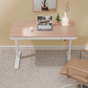 Rắn Gỗ điện nâng bàn Tempered Glass Ergonomic thép bền Tính năng tự động tối giản bàn văn phòng thông minh nghiên cứu bàn - Product Image 2