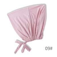 ALICE OEM Modal Bonnet Penutup Rambut Dalaman Wanita Turban Elastis Adjustable Ikat Belakang Bahan Jersey Katun Hijab Cap