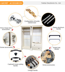 <span class=keywords><strong>Armadio</strong></span> in Legno per Stoccaggio, Adatto per Camera da Letto, Ufficio, Scuola e Casa - Product Image 6