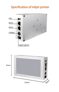Weishuo 12.7mm TIJ endüstriyel mürekkep püskürtmeli kodlamalı yazıcı toptan Online OEM/ODM T180E son kullanma tarihi parti numarası makinesi için yumurta - Product Image 3
