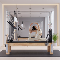 Appareil de Pilates professionnel en bois pour exercices corporels : Reformer et Cadillac