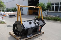 MONDE Trinciatrice Forestale per Skid Steer Loader con Motore, Pompa, Ingranaggi e Cuscinetti per Pulizia del Terreno e Triturazione del Legno