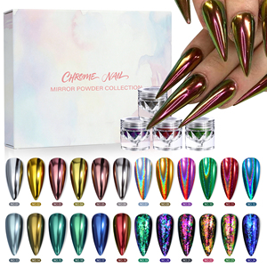 Polvere Pigmentata Professionale per Nail Art, 64 Colori Olografici, Effetto Specchio Cromato, Motivo Diamantato, 80-100 Pezzi, Brillante - Product Image 3