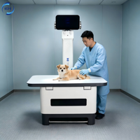 Appareil de radiographie vétérinaire portable médical, système DR, machine à rayons X haute fréquence 32 kW pour diagnostic en clinique et hôpital