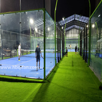 Vente chaude Panoramique Padel Court Canchas De Padel Outdoor Paddle Tennis Court à vendre Acheter Padel Court