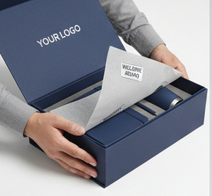 Low MOQ Custom Logo Employee Induction Kit Luxury Office <b>Gift</b> Set for New Employees Branded Onboarding Box with Canvas <b>Bag</b> - Product Image 5