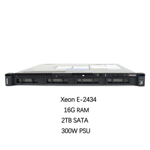 Mới Lenovo thinksystem sr258 V3 Xeon E-2434 16GB DDR4 Hot-Swap 2TB SATA 2x1gbe 300W SATA điều khiển tùy biến 1U Rack máy chủ - Product Image 1