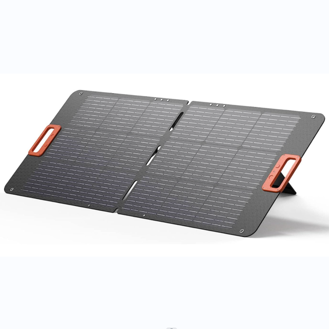 100W Mono Foldable Solar Panel Charger Quick Charge Type-C PD 65W DC 18V USB QC3.0 Output for Camping Emergency Power Source