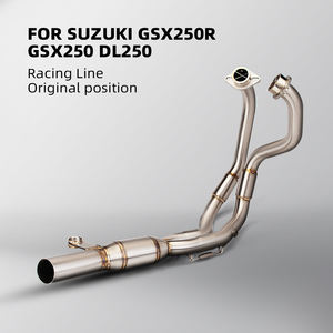 GSX250 GSX250R Slip-On Komplettes Motorrad-Auspuffsystem Original-Schalldämpfer Verbindet Vorderrohr Verbindungsrohr Zustand Neu - Product Image 2