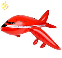 Avion gonflable Jet 747, jouet amusant pour Noël et Halloween, PVC multicolore, 100 cm, forme ronde/forme personnalisée, impression UV/numérique, à partir de 8 ans