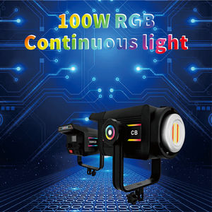 Luci LED RGB 100W per Selfie e Fotografia, Controllo Remoto, Temperatura Colore 2800-6800K, 220V, per Studio Fotografico, Trucco e <span class=keywords><strong>YouTube</strong></span> - Product Image 2